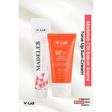 W-LAB Cosmetics Madeleb Krem 40 ml Tüm Cilt Tipleri İçin 50+ SPF Ton Eşitleyici Güneş Kremi