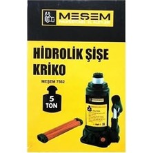 Ayrex Hidrolik Şişe Kriko, 5 Ton Kaldırma Kapasitesi, Model 7562