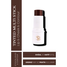 Selin Beauty Tinted Multi Stick Allık 6 Gr Kahverengi Renk Yumuşatma Özelliği ile Pratik Kullanım
