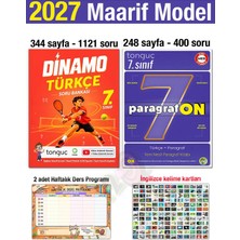 Tonguç Akademi 7. Sınıf 2027 Türkçe Dinamo Paragrafon Soru Bankası Maarif Yeni Müfredat Bağlam Temelli