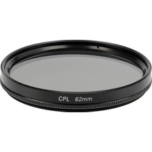 Ayrex 62MM Cpl Polarize Filtre – Dairesel Polarizasyon Filtresi, Yansıma Önleyici, Canlı Renkle