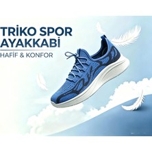 Leu Unisex Yürüyüş Hafif Triko Spor Ayakkabı