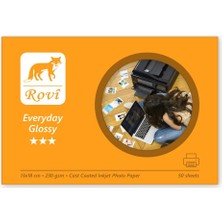 Ayrex Rovi Everyday Parlak Fotoğraf Kağıdı 230GSM 50YP 13X18