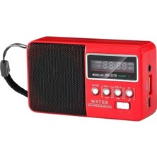 Ayrex Junglee Mini Fm Radyo Şarjlı Bluetooth Speaker Sd Kart USB Girişli Kablosuz Hoparlör Depre