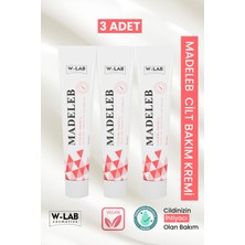W-LAB Cosmetics Madeleb Leke Karşıtı Krem 40 ml x 3 Adet Karma Ciltler İçin Etkili Formül Türkiye Menşeli