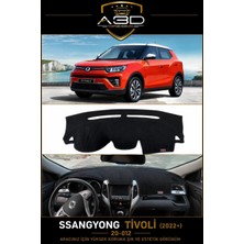 A3D Torpido Koruma Ssangyong Tivoli (2022+) Ön Gögüs Panel Torpido Koruma Koruyucu Kilifi Halisi Örtüsü