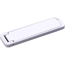 Ayrex Microcase Telefonlar Için Yapışkanlı Metal Katlanabilir Stand Parçası - AL5701 (Siyah)