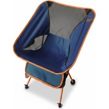 Ayrex Foldmesh Mini Kompakt Katlanır Sandalye (Navy Spark (1684))