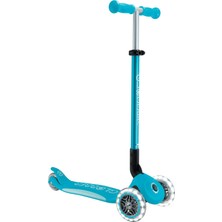 Ayrex Elite Deluxe 3 Tekerlekli Katlanabilir Işıklı Mavi Scooter