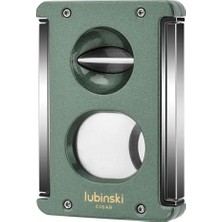 Ayrex Lubinski Sehpalı-Delicili Premium Puro Kesici Lazer Bıçak Double Cutter YEŞIL(60RING)