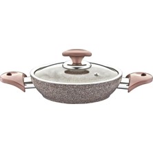 Ayrex Oms Granit 20 cm Kapaklı Sahan Gri