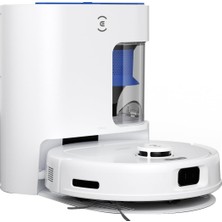 Ayrex Ecovacs Deebot N20E Plus Robot Süpürge ve Paspas, Otomatik Toz Torbasız Boşaltma Istasyon