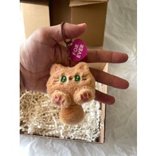 Doca Box Peluş Kedi Anahtarlık Charm
