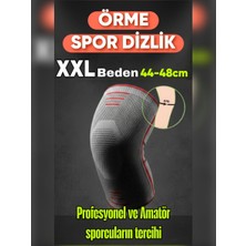 Ayrex Xxl Beden 1 Li 3D Örme Sporcu Dizlik – Ağrı Azaltıcı, Diz Koruyucu Nefes Alabilir, Komp