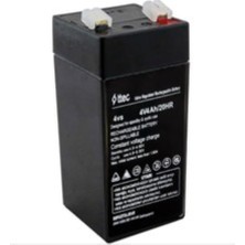 Ayrex Market Terazi Aküsü 4 Volt 4 Amper Piyasadakilerden 3 x Daha Yüksek Performans