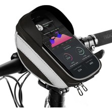 Ayrex Microcase Universal Su Geçirmez Reflektörlü Bisiklet Motosiklet Scooter Telefon Tutucu Ferm