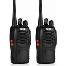 Ayrex 2 Adet Telsiz Seti Profesyonel Uzun Menzil Dayanıklı Şarjlı Telsiz BF-888S