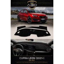 A3D Torpido Koruma Cupra Leon (2021+) Ön Gögüs Panel Torpido Koruma Koruyucu Kilifi Halisi Örtüsü