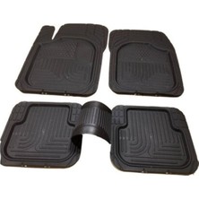 Ayrex Fiat Punto Evo 2009-2014 Uyumlu 3D Havuzlu Paspas Takımı, 5 Parça, Siyah