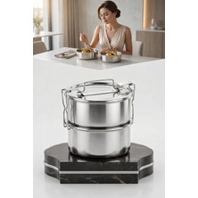 Ayrex Sefer Tası Paslanmaz Çelik Yemek Kabı 17 cm 2 Litre 721367