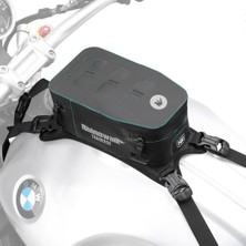 Ayrex Rhinowalk Motosiklet Depo Sırt Çantası, Su Geçirmez, Sert Kabuk, Genişletilebilir, 2 L, O