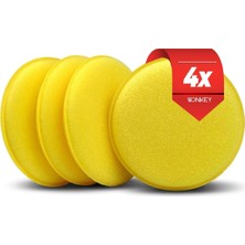 Ayrex Wonkey - Oto Pasta Cila Wax Pedi Süngeri, Araba ve Torpido Parlatma ve Temizleme Aplikatörü