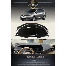A3D Torpido Koruma Renault Scenic 3 Ön Gögüs Panel Torpido Koruma Koruyucu Kilifi Halisi / A3D/ 3D
