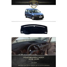 A3D Torpido Koruma Volkswagen Caddy (2015-2019) Ön Gögüs Panel Torpido Korumasi Kilifi Halisi Koruyucu Örtüsü