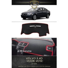 A3D Torpido Koruma Volvo S40 2008-2012 Ön Gögüs Panel Torpido Korumasi Kilifi Halisi Koruyucu Örtüsü