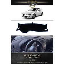 A3D Torpido Koruma Alfa Romeo 147 Mk1 - Mk2 2001-2009 Ön Örtüsü Göğüs Panel Torpido Koruma Koruyucu Halısı Yedek