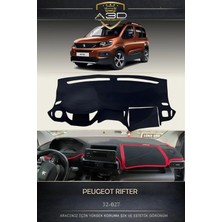 A3D Torpido Koruma Peugeot Rifter Torpido Korumasi Koruyucu Kilifi Halisi Örtü Gögüs Panel