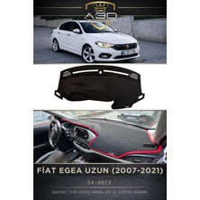 A3D Torpido Koruma Fiat Egea Tabletsiz Ön Örtüsü Göğüs Panel Torpido Koruma Koruyucu Kılıfı Halısı Yedek Parça Kırmızı