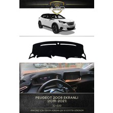 A3D Torpido Koruma Peugeot 2008 2019-2021 Ön Örtüsü Göğüs Panel Torpido Koruma Koruyucu Kılıfı Halısı Yedek Parça