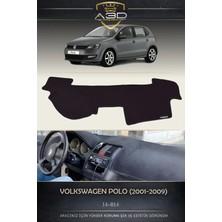 A3D Torpido Koruma Volkswagen Polo 2001-2009 Ön Torpido Korumasi Koruyucu Kilifi Halisi Örtü Gögüs Panel