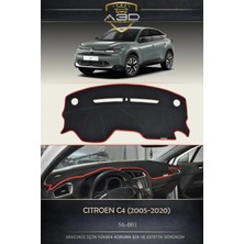 A3D Torpido Koruma Citroen C4 2005-2020 Torpido Korumasi Koruyucu Kilifi Halisi Örtü Gögüs Panel