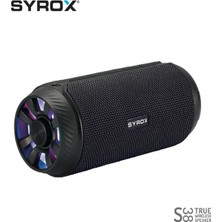 Syrox S38 Taşınabilir Kablosuz Ses Sistemi - Rgb Işıklı, Eller Serbest Görüşme ve Çoklu Giriş Desteği