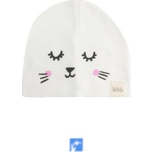 PIECE SIGNATURE %100 Pamuk Kedi Baskılı Cotton Kız Bebe Penye ( 2-5 Yaş )