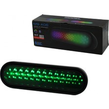 Marsilyan™- 2x2 Inç Bluetooth Wireless Rgb Işıklı Hoparlör Speaker Typc-E To USB Şarjlı 5W BX40