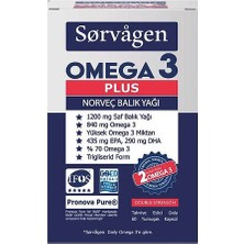 Sorvagen Omega 3 Plus Norveç Balık Yağı 60 Kapsül