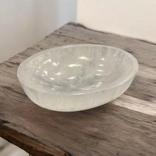 Aura Stone Aurastone Selenit Doğal Taş Kase