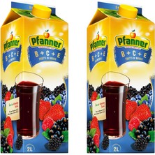 Pfanner B+C+E Meyve Suyu 2 Lt X2