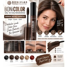 Bonivias Saç & Kaş Maskarası Kahverengi Anında Beyaz Saç Kapatıcı