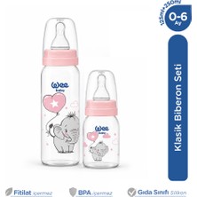 Wee Baby Klasik Pp Biberon Seti 125 Ml Ve 250 Ml Pembe