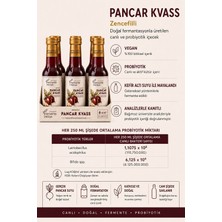 6 Adet Pancar Kvass (250ML.) Cam Şişede