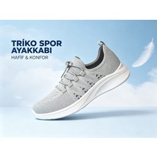 Leu Unisex Yürüyüş Hafif Triko Spor Ayakkabı