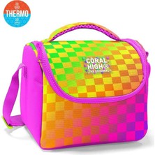 Coral High Renkli Dama Desenli Thermo Beslenme Çantası 37103