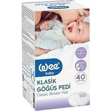 Wee Baby 132 Göğüs Pedi Klasik 40'lı