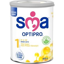 Sma Optipro 1 0-6 Ay Prebiyotikli Bebek Sütü 400 gr