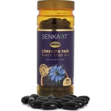 Senkavit Bitkisel Çörekotu Yağı Softjel 1000 Mg 100 Kapsül