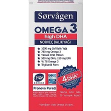 Sorvagen Omega 3 High Dha Norveç Balık Yağı 50 Kapsül